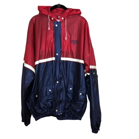 NELSON RIGG Cascade Motorcycle Rain Hooded Jacket Sz Large - Picture 1 of 11